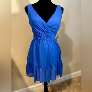NWT Mac Duggal Blue Dress